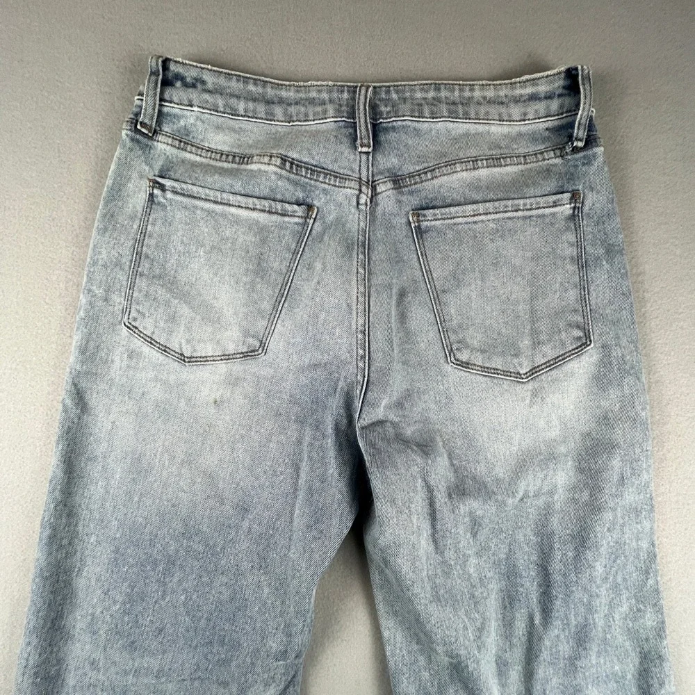 Kut from the Kloth Sienna Wide Leg Jeans Women 10 High Rise Patch Pocket‎ - Picture 15 of 15